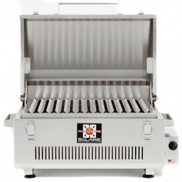 Solaire SOL-IR17B Anywhere 21" Stainless Steel Portable Infrared Gas Grill w/ Carrying Bag