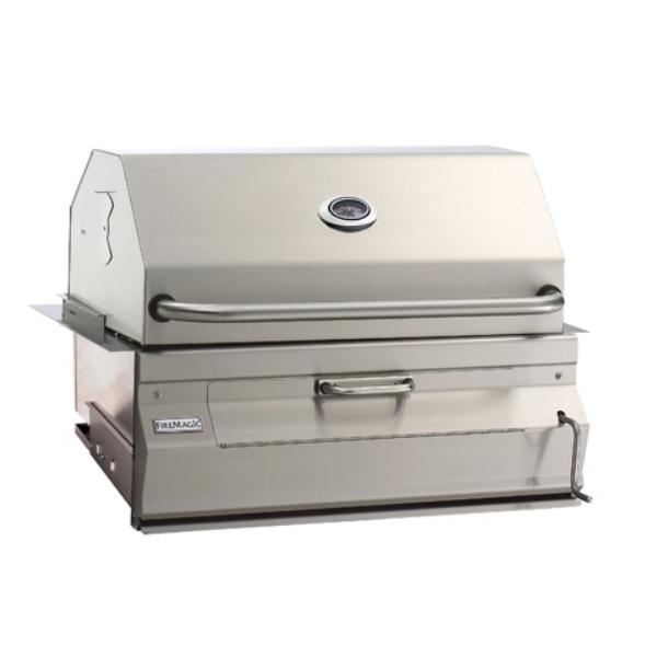 Fire Magic 30&quot; Stainless Steel Built In Charcoal Grill w/ Warming Rack 14-SC01C-A