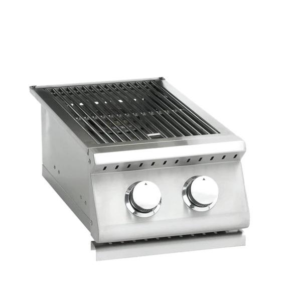 Summerset SIZSB22 Sizzler 10&quot; Stainless Steel Double Side Burner w/ Protective Cover