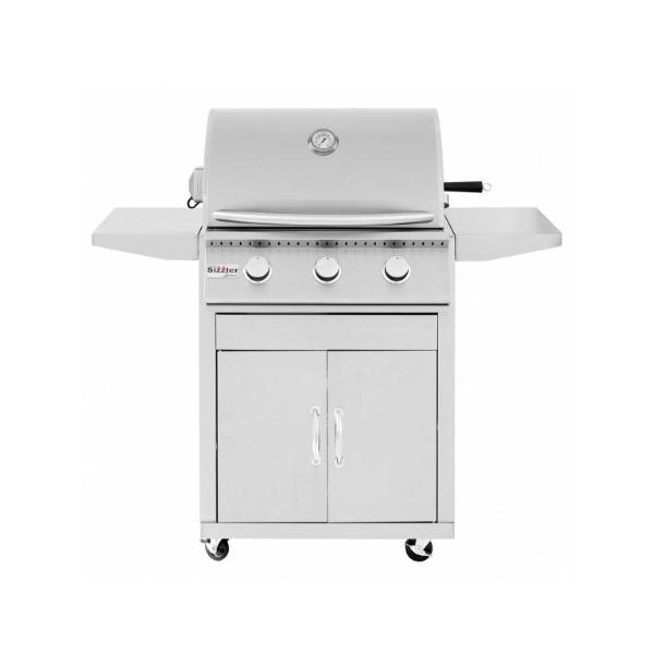 Summerset Sizzler SIZ26 26" Stainless Steel 3 Burner Freestanding Gas Grill