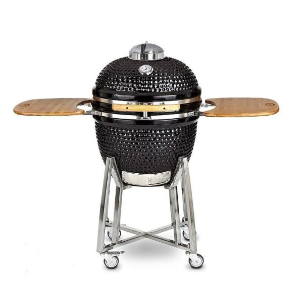 Louisiana Grills K24 53&quot; Black Freestanding Ceramic Charcoal Grill