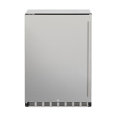 Summerset SSRFR-24D 24" Stainless Steel 5.3c Deluxe Outdoor Rated Refrigerator