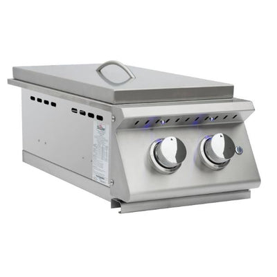 Summerset Sizzler PRO SIZPROSB2 19" Stainless Steel Double Side Burner w/ Cover