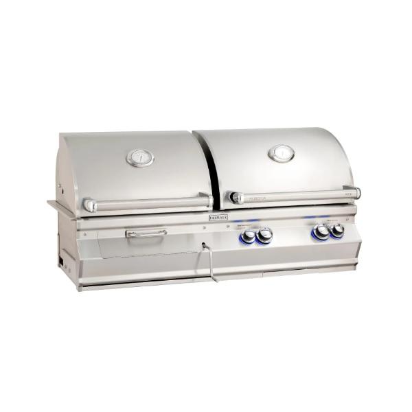 Fire Magic Aurora A830I 46&quot; Stainless Steel Built-In Gas &amp; Charcoal Grill w/ Rotisserie