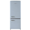 iio Kitchen FF1 Light Blue 7 Cu. Ft. Retro Refrigerator with Bottom Freezer