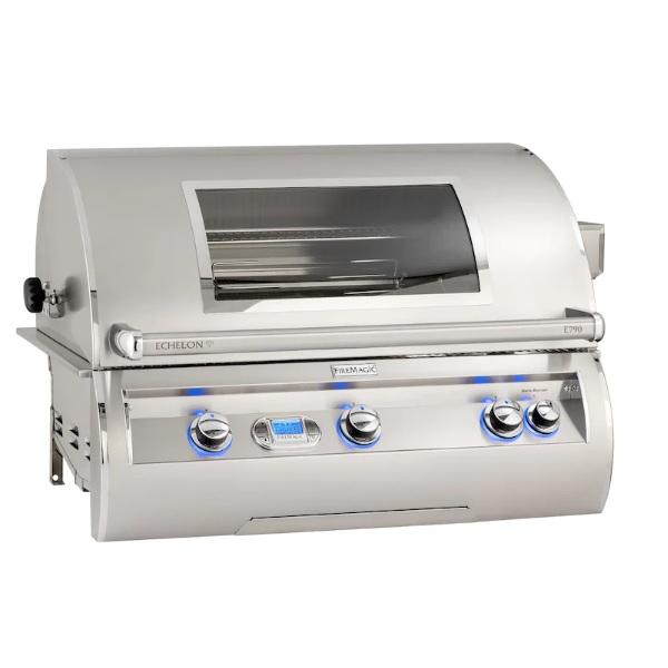 Fire Magic Echelon Diamond E790I 36&quot; Stainless Steel Built-In Gas Grill w/ Magic View Window