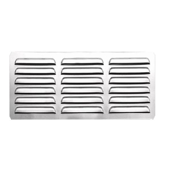 Summerset SSIV-12M 12&quot; Stainless Steel Island Vent Panel w/ Masonry Frame Return