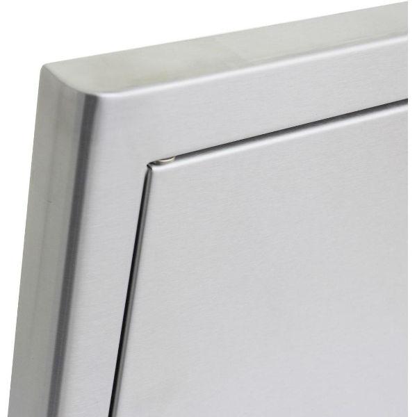 Blaze 18" Stainless Steel Vertical Single Access Door Left Hand Hinged BLZ-SV 1420-R-LH