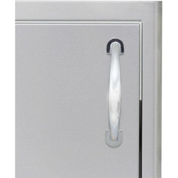 Blaze 18" Stainless Steel Vertical Single Access Door Left Hand Hinged BLZ-SV 1420-R-LH