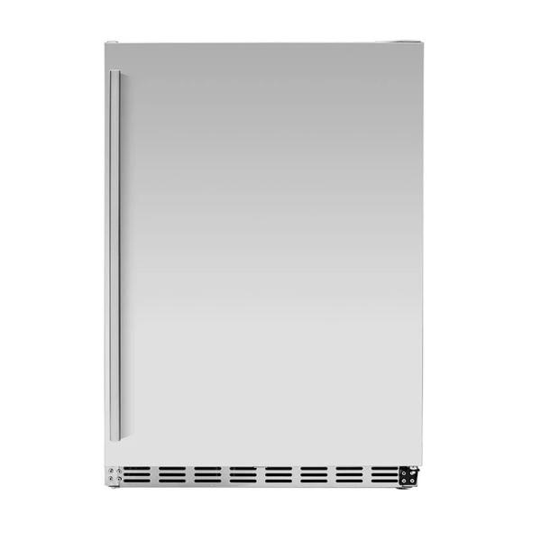 Summerset SSRFR-24D 24&quot; Stainless Steel 5.3c Deluxe Outdoor Rated Refrigerator