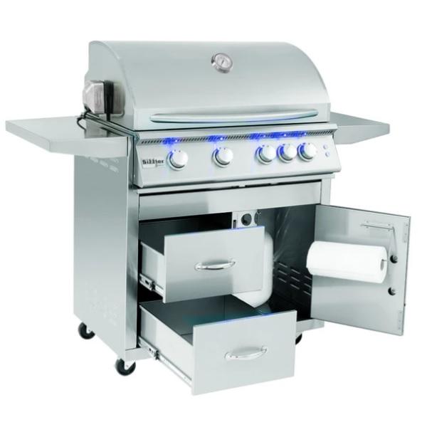 Summerset Sizzler Pro SIZPRO32 32" 4 Burner Freestanding Gas Grill