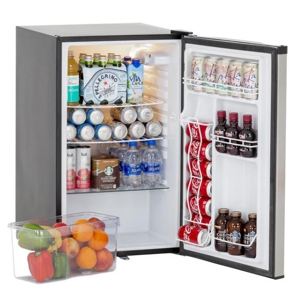 Summerset SSRFR-21S 20" Stainless Steel 4.5 Cube UL Outdoor Compact Refrigerator