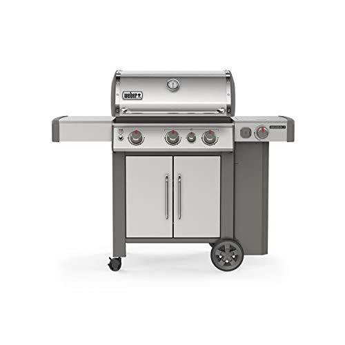 Weber 61006001 Genesis II S-335 3-Burner Liquid Propane Grill, Stainless Steel