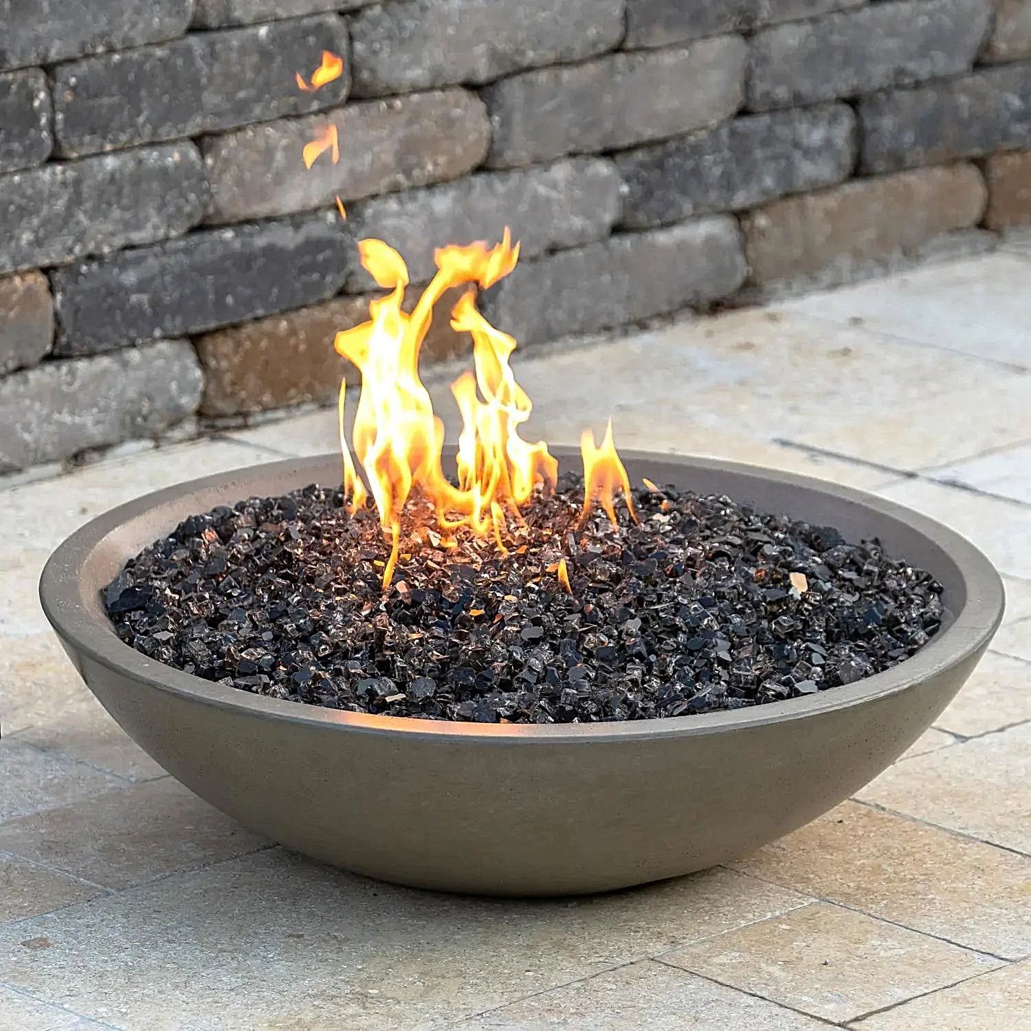 American Fyre Designs 753-SM-M6 Marseille Round 32" Fire Bowl