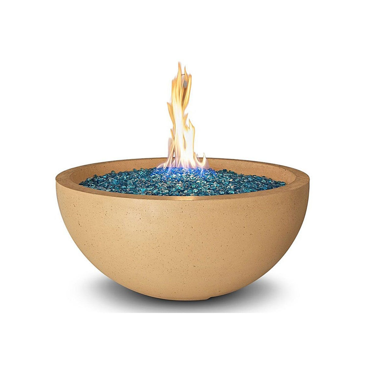 American Fyre Designs 732-M6 Round 36&quot; Cafe Blanco Fire Bowl