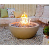American Fyre Designs 732-M6 Round 36" Cafe Blanco Fire Bowl