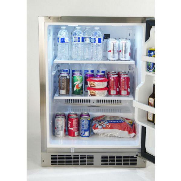 Fire Magic 24" Stainless Steel Outdoor Rated Refrigerator w/ Premium Door 3589-DR