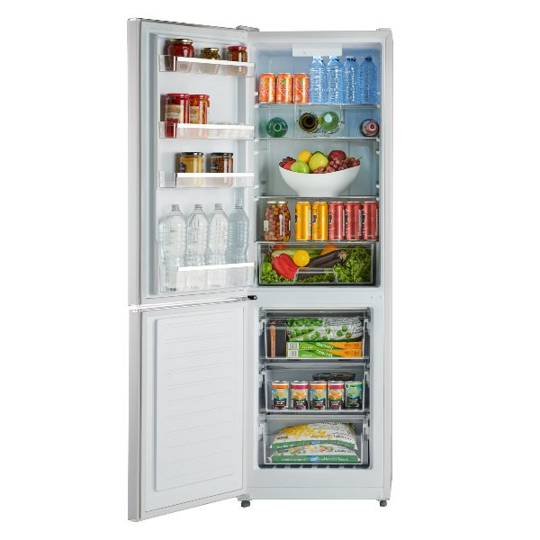 iio Kitchen RM1 White 11 cu. ft. Retro Frost Free Refrigerator with Bottom Freezer