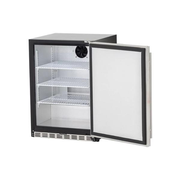 Summerset SSRFR-24D 24" Stainless Steel 5.3c Deluxe Outdoor Rated Refrigerator