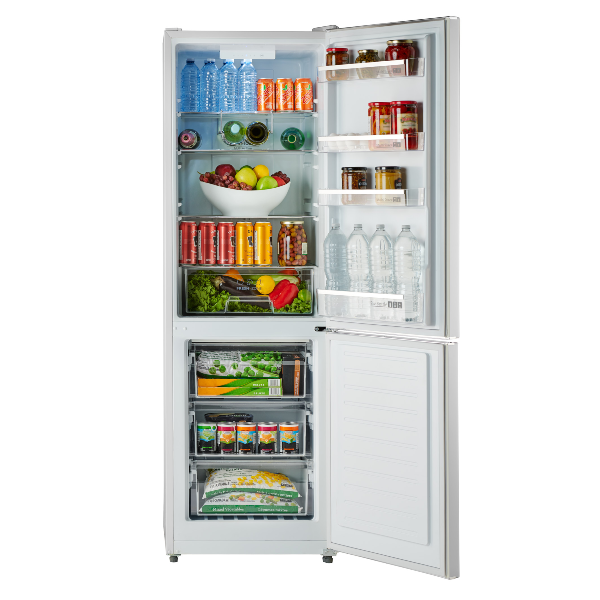 iio Kitchen RM1 White 11 cu. ft. Retro Frost Free Refrigerator with Bottom Freezer