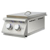 Summerset Sizzler PRO SIZPROSB2 19" Stainless Steel Double Side Burner w/ Cover