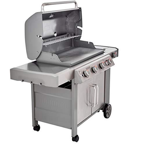 Weber 62006001 Genesis II S-435 4-Burner Liquid Propane Grill, Stainless Steel