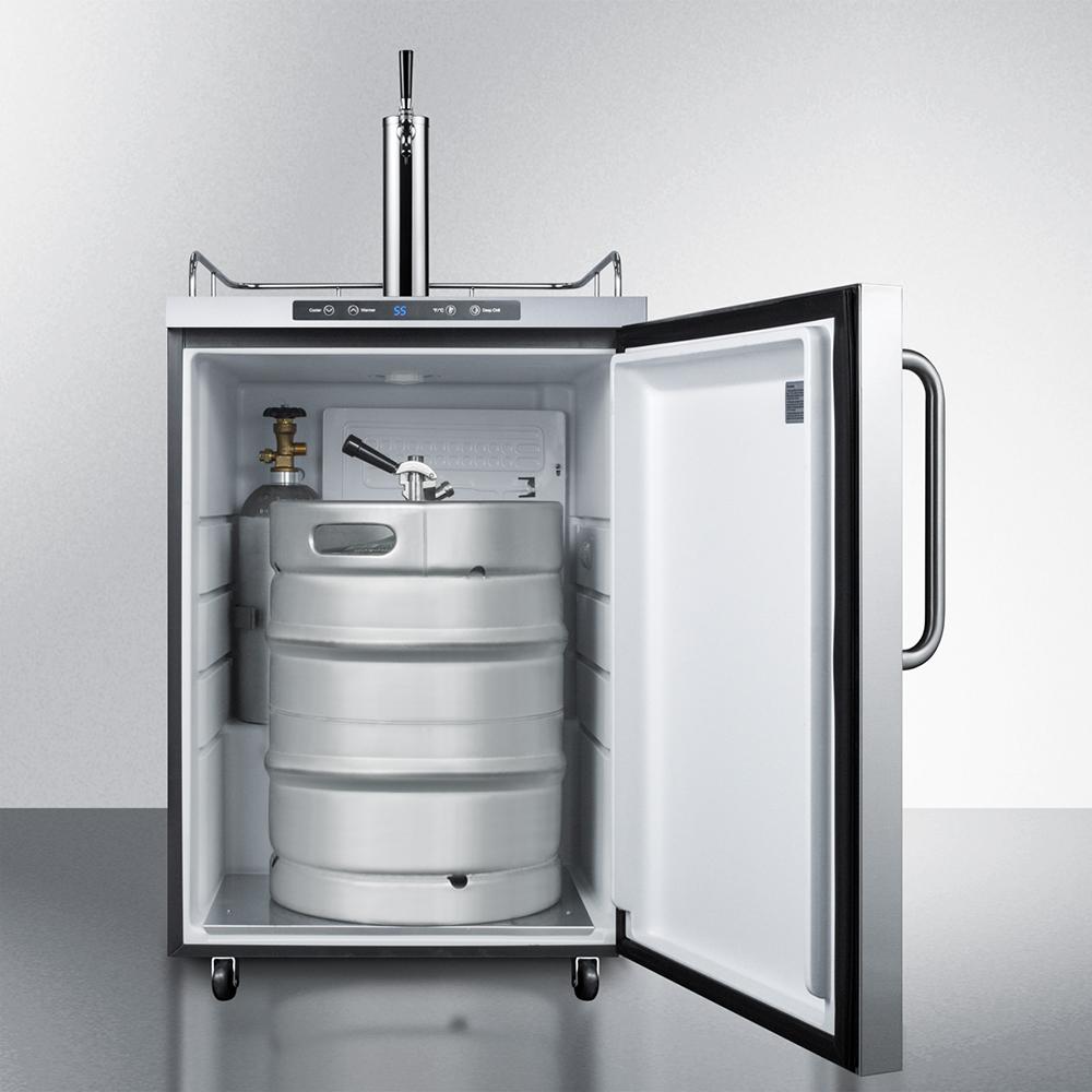 Summit SBC635MOS 24" Stainless Steel Automatic Freestanding Outdoor Kegerator