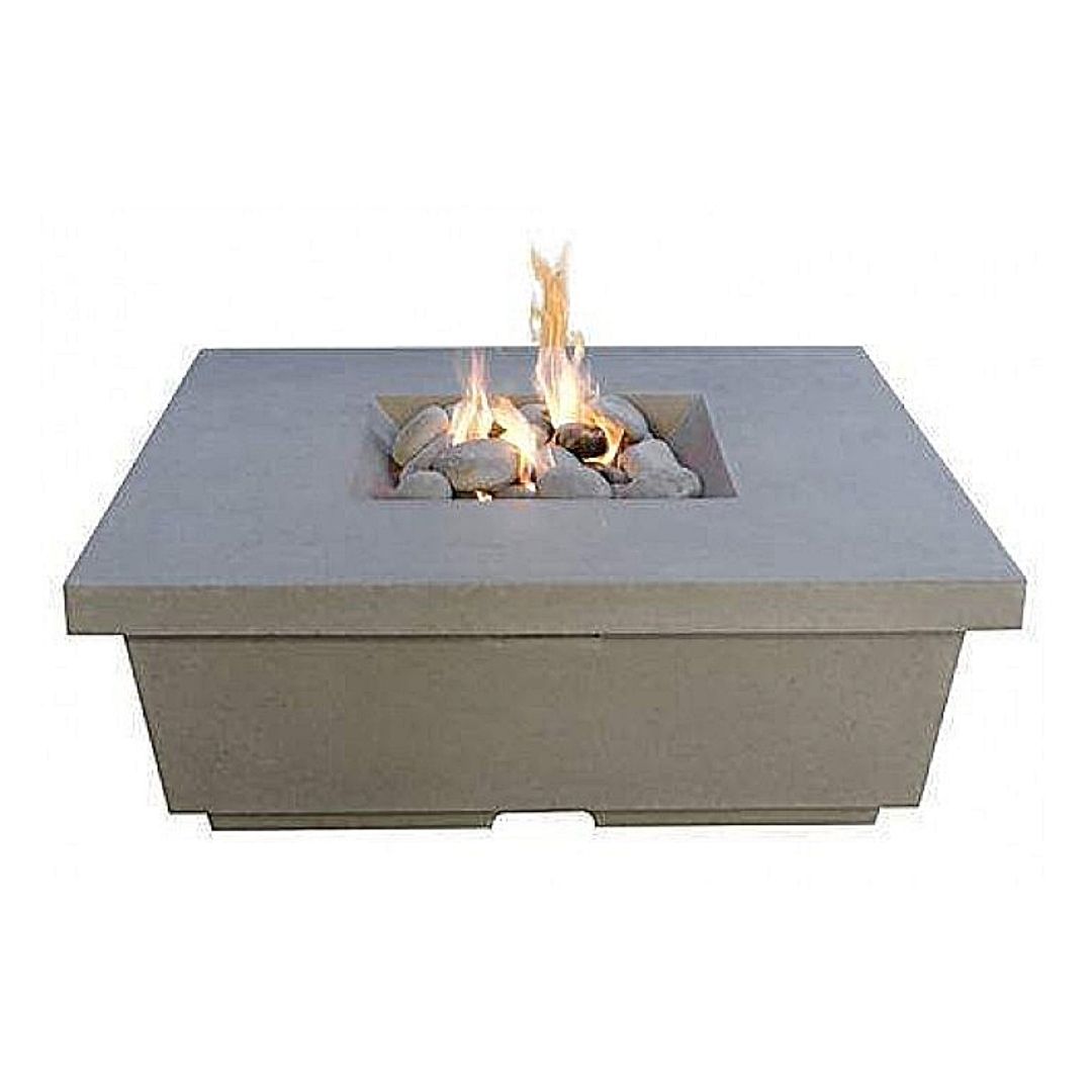 American Fyre Designs 784-SM-11-F2XC Contempo Square Firetable