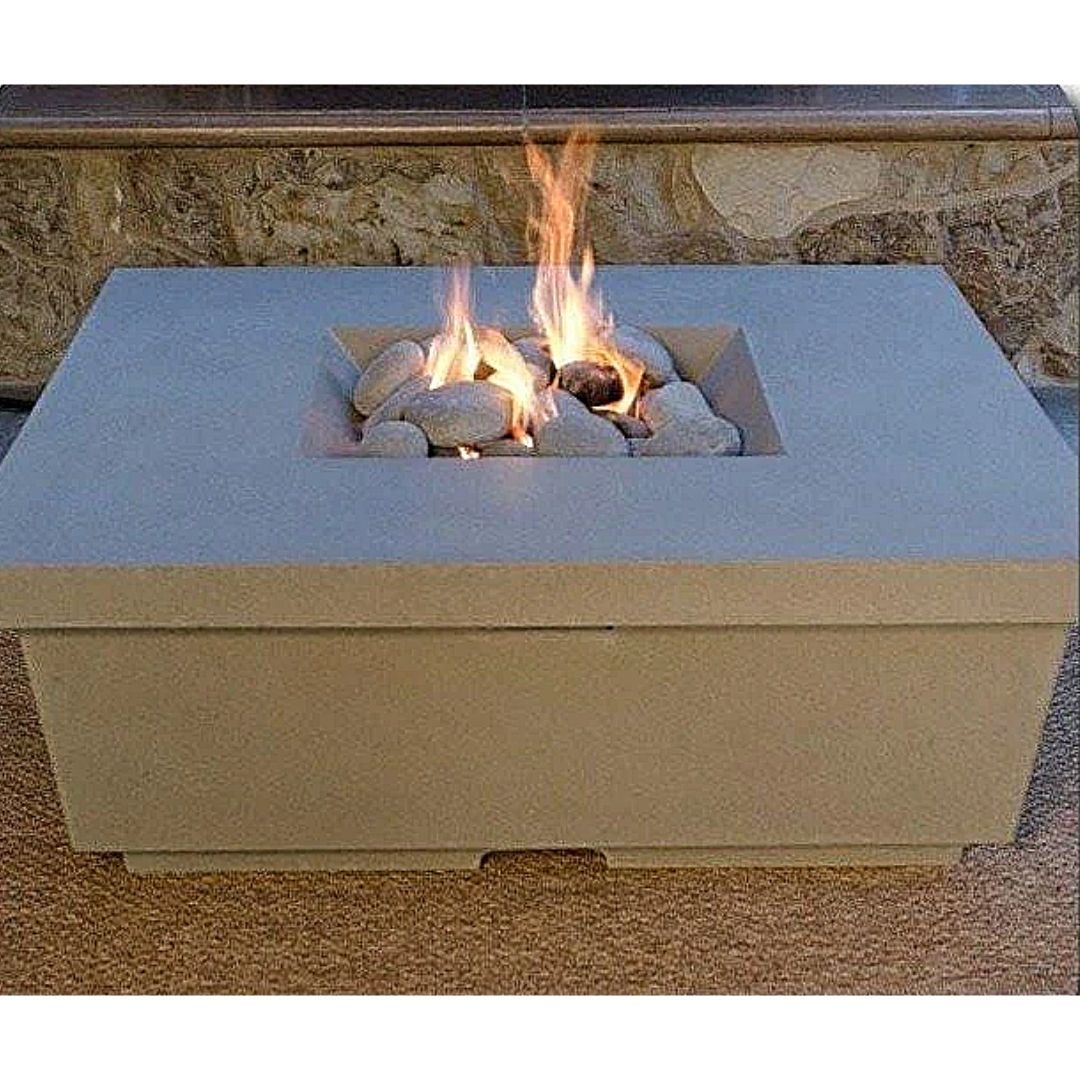 American Fyre Designs 784-SM-11-F2XC Contempo Square Firetable