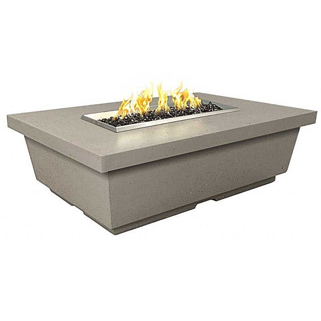 American Fyre Designs 783-SM-11-F4XC Contempo Rectangle Firetable