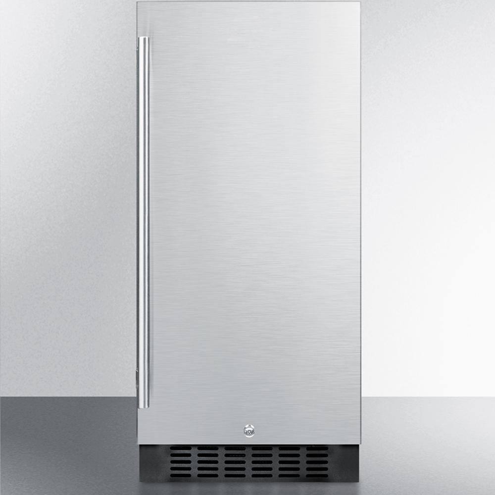 Summit SPR316OS 15&quot; Outdoor Refrigerator with Stainless Steel Door