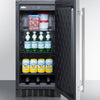 Summit SPR316OS 15" Outdoor Refrigerator with Stainless Steel Door