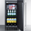 Summit SPR316OSCSS 15" Wide Outdoor Refrigerator in Stainless Steel