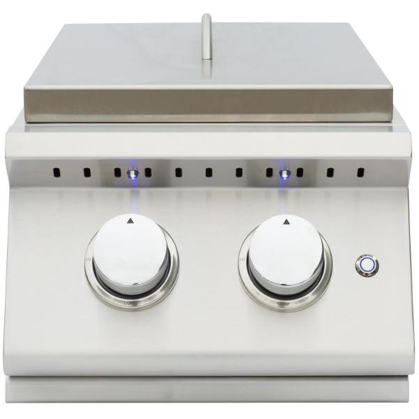 Summerset Sizzler Pro SIZPROSB2 19" Stainless Steel Double Side Burner w/ Cover