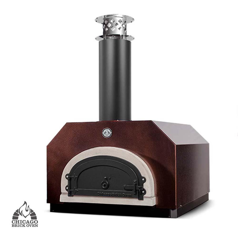 Chicago Brick Oven CBO-O-CT-500 34" Copper Small Countertop Wood Fire Pizza Oven