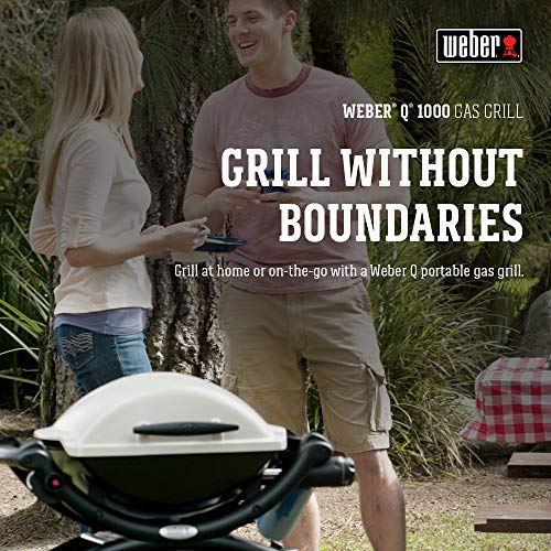 Weber 50060001 Q1000 Liquid Propane Grill,Chrome