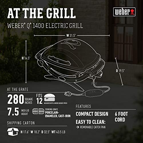 Weber 55020001 Q 2400 Electric Grill