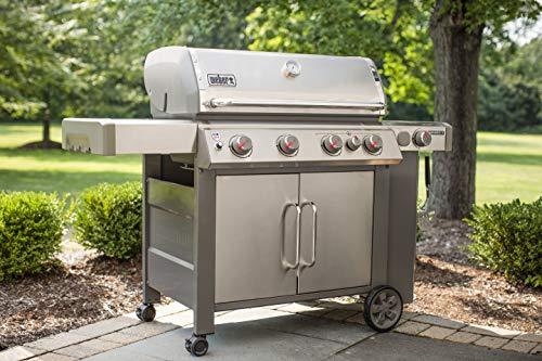 Weber 62006001 Genesis II S-435 4-Burner Liquid Propane Grill, Stainless Steel