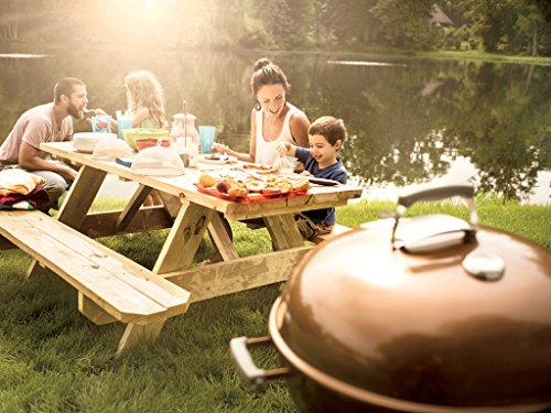 Weber 14402001 Original Kettle Premium Charcoal Grill, 22-Inch, Copper