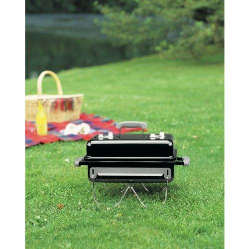 Weber 121020 Go-Anywhere Charcoal Grill,Black,14.5" H x 21" W x 12.25" L