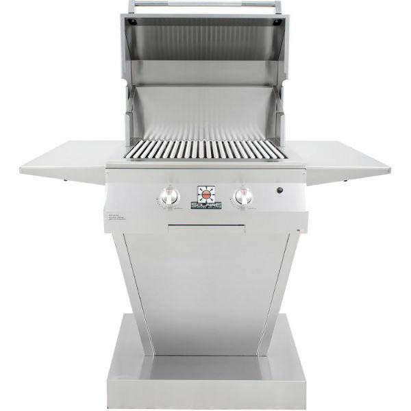 Solaire SOL-AGBQ-27GIR-PED 27" Stainless Steel Freestanding Infrared Gas Grill