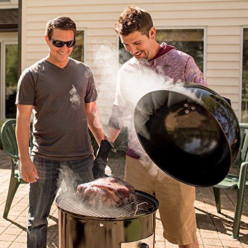 Weber 18 inch Smokey Mountain Cooker Charcoal Smoker Outdoor Cooking Pros