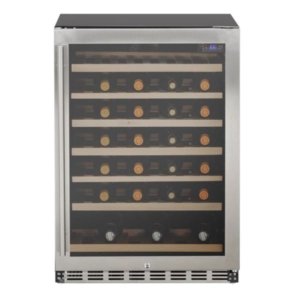 Summerset SSRFR-24DWC 24&quot; Stainless Steel 5.3 cube Deluxe Outdoor Rated Wine Cooler