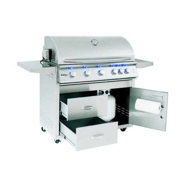 Summerset Sizzler Pro SIZPRO40 40" 5 Burner Freestanding Gas Grill