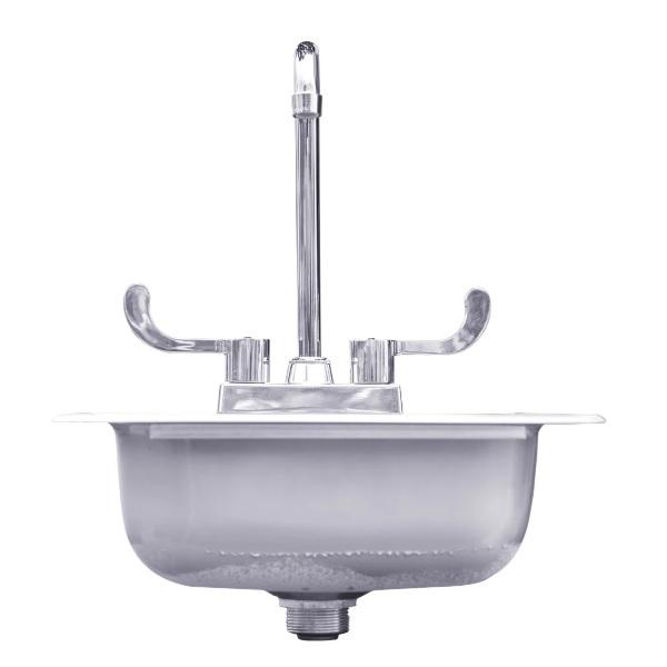 Summerset SSNK-15D 15" Stainless Steel Drop-in Sink w/ Faucet