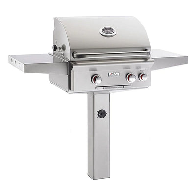 American Outdoor Grill 24NGT In-Ground Post 24" 2 Burner Gas Grill