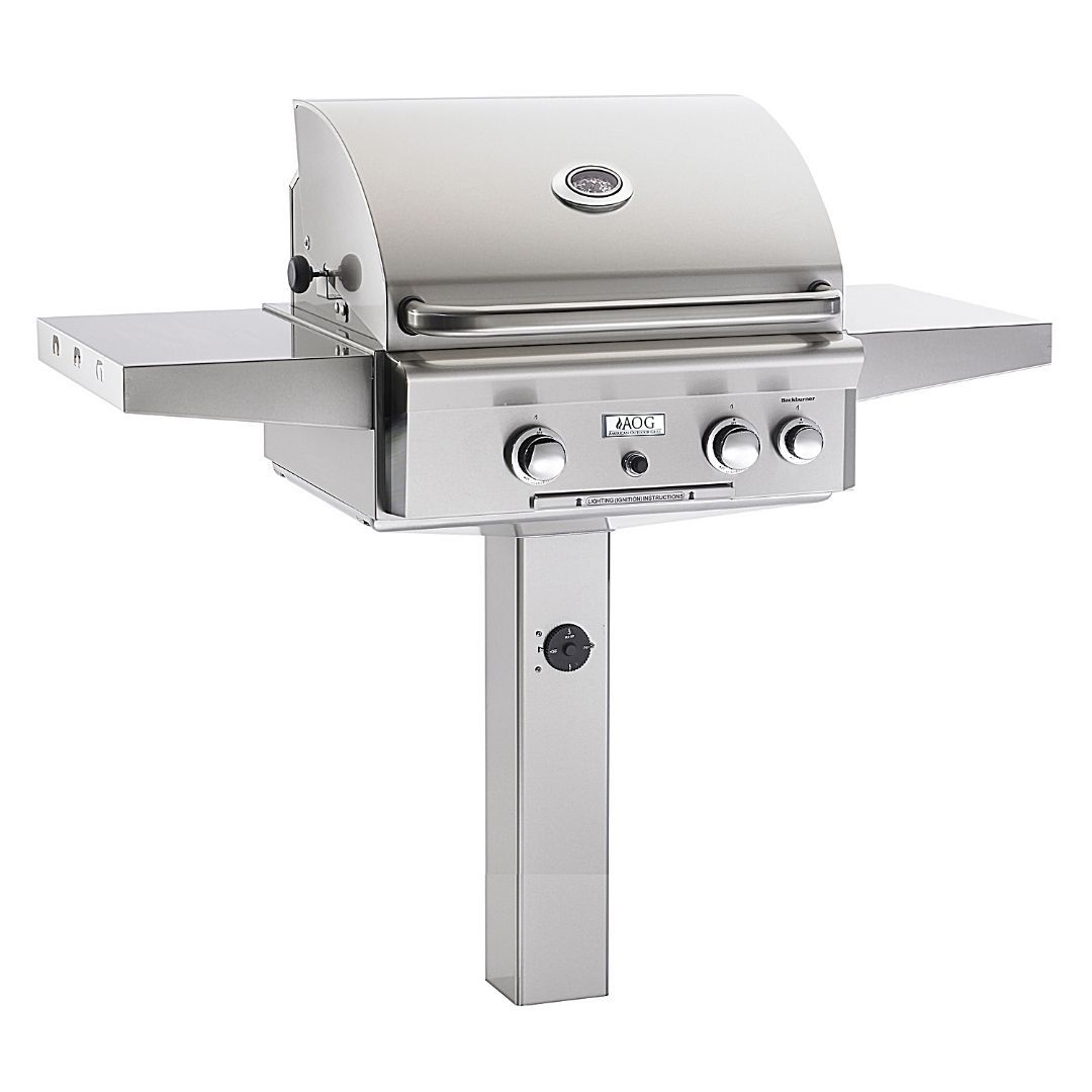 American Outdoor Grill 24NGL Post Model 24&quot; 2 Burner Gas Grill