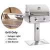 American Outdoor Grill 24NPL Patio Post 24" 2 Burner Gas Grill
