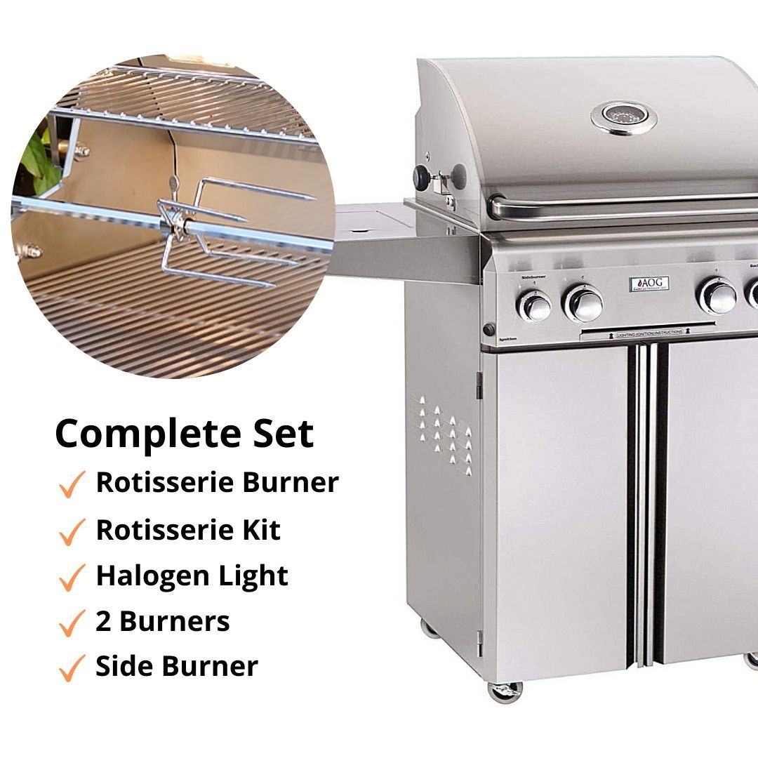 American Outdoor Grill 24PCL Portable 24" 2 Burner Gas Grill