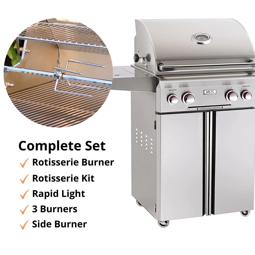 American Outdoor Grill 24PCT Portable 24" 2 Burner Gas Grill